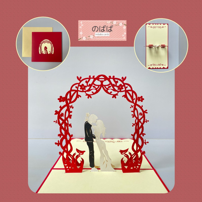 Jual Kartu Ucapan ULANG TAHUN/ PASANGAN/ PACAR/ KEKASIH 3D Pop Up