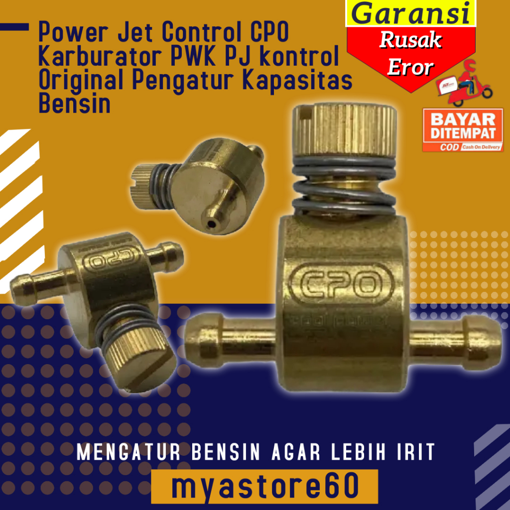 Jual Power Jet Control CPO Karburator PWK PJ kontrol Original Pengatur