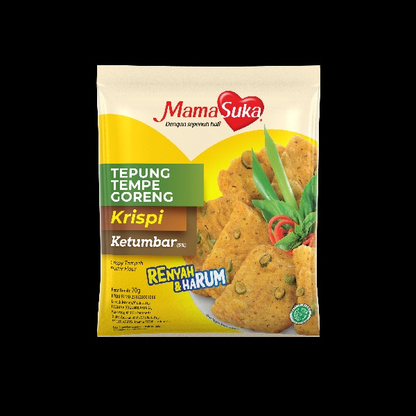 Jual TEPUNG TEMPE GORENG KRISPI KETUMBAR MAMASUKA 70GR CRISPY TEMPEH