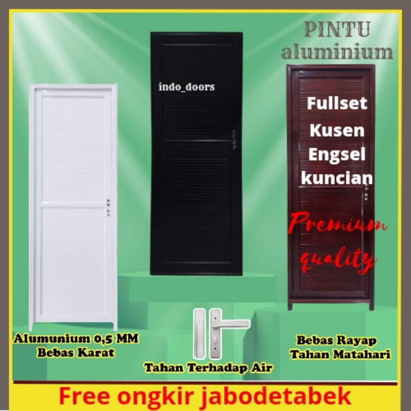 Jual Pintu Aluminium Full Panel Platinum X Special Edition