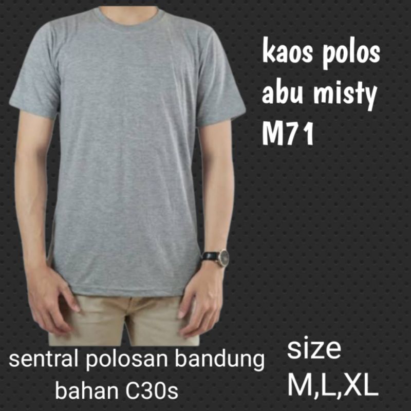 Jual Kaos Polos Katun Combad 24s / Kaos Polos Murah Tebal / Kaos Polos