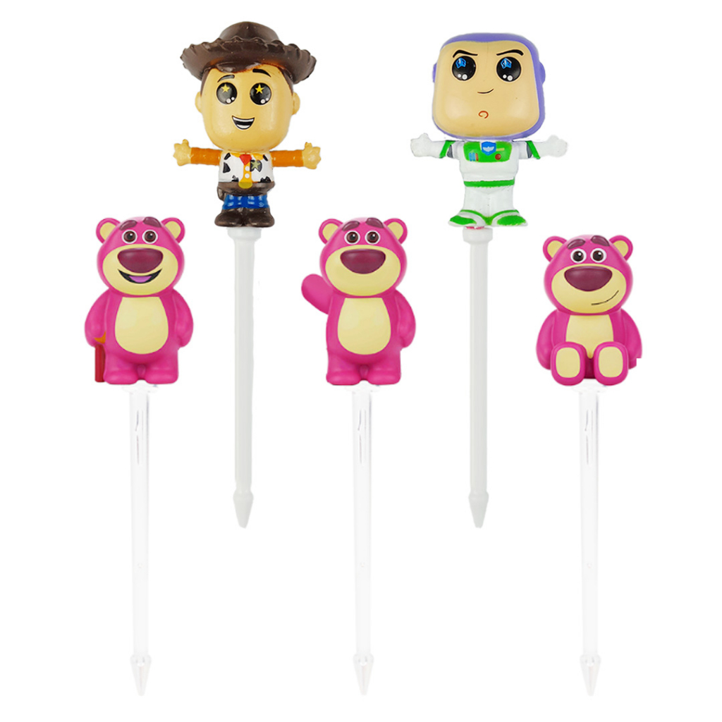 Jual TOY STORY Bento Food Pick Woody Buzz LOTSO Disney Pixar Picks ...
