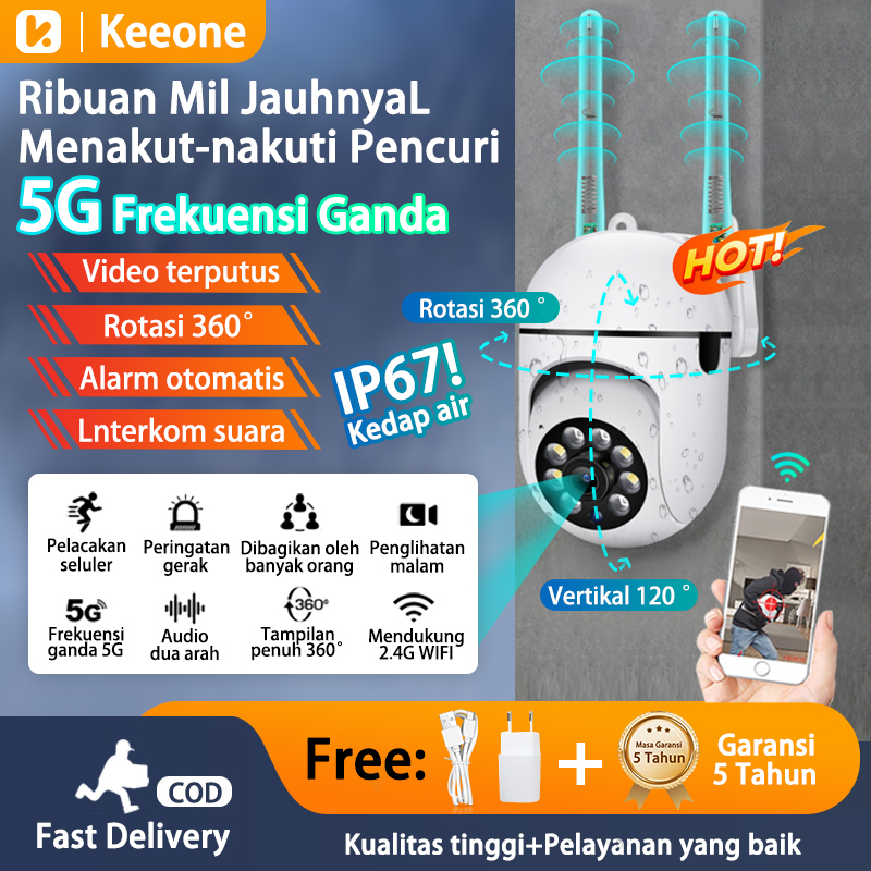 Jual 2024 CCTV Wifi Mini Tersembunyi Tanpa Kabel Kamera CCTV Outdoor