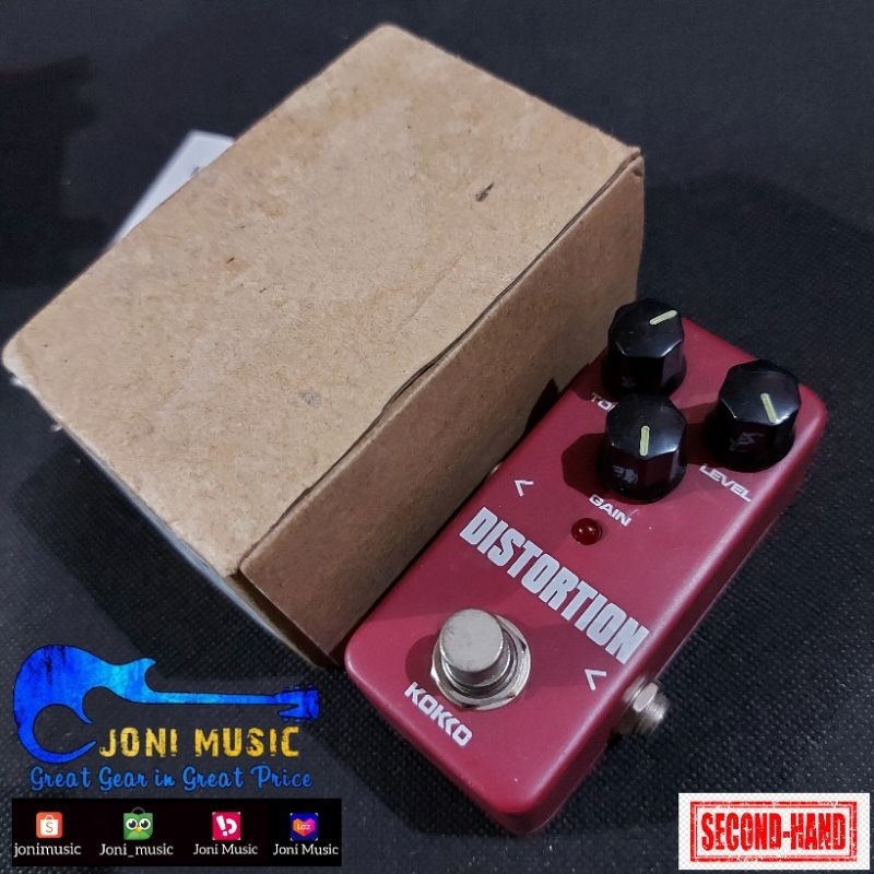 Jual Efek Gitar Kokko Mini Pedal Distortion | Shopee Indonesia
