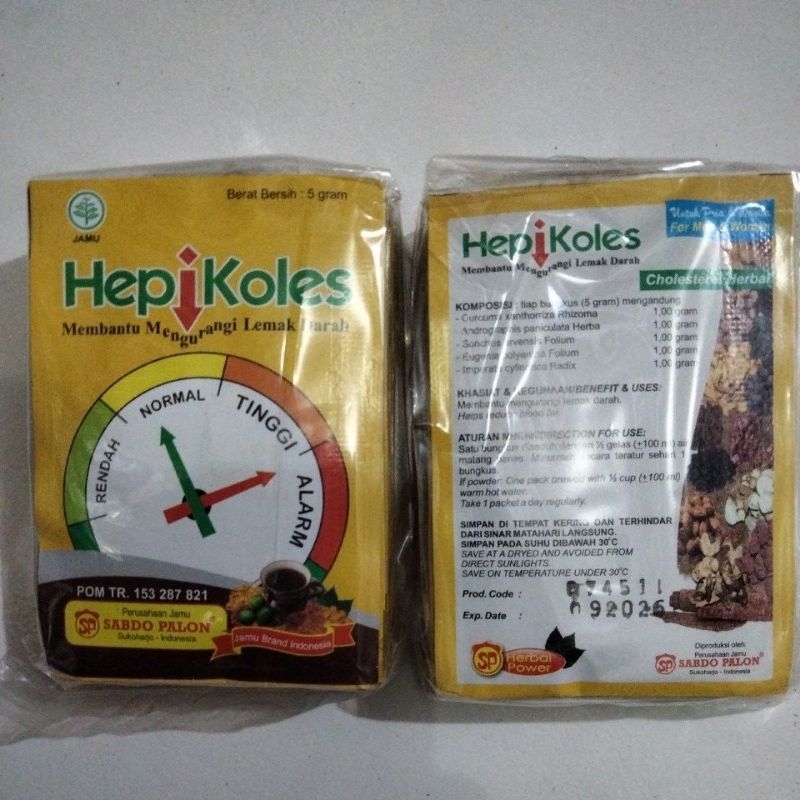 Jual HEPIKOLES SABDO PALON (PENURUN KOLESTEROL) | Shopee Indonesia