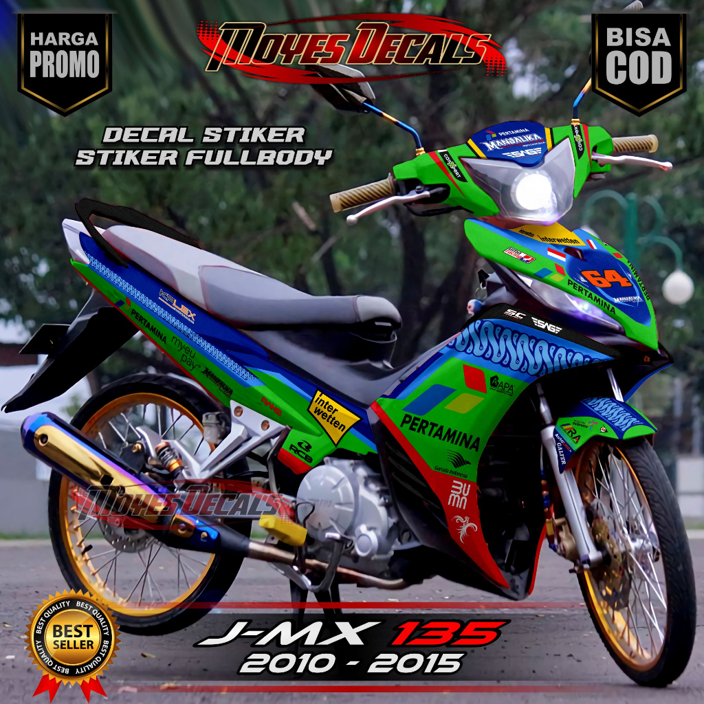 Jual Decal Jupiter MX 135 New Full Body - Stiker Jupiter MX 135 New