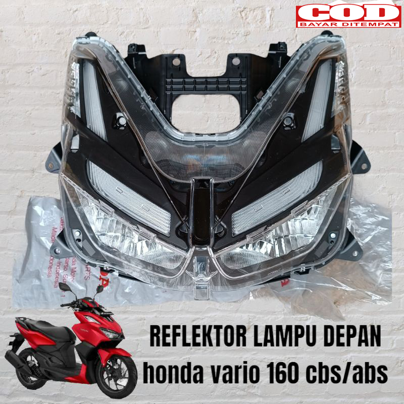 Jual HEADLAMP REFLEKTOR LAMPU MOTOR HONDA VARIO 160 LED TH 2022 2023