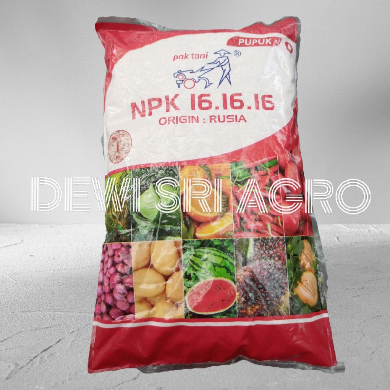 Jual NPK 16-16-16 Pak Tani Merah 1 kg | Shopee Indonesia