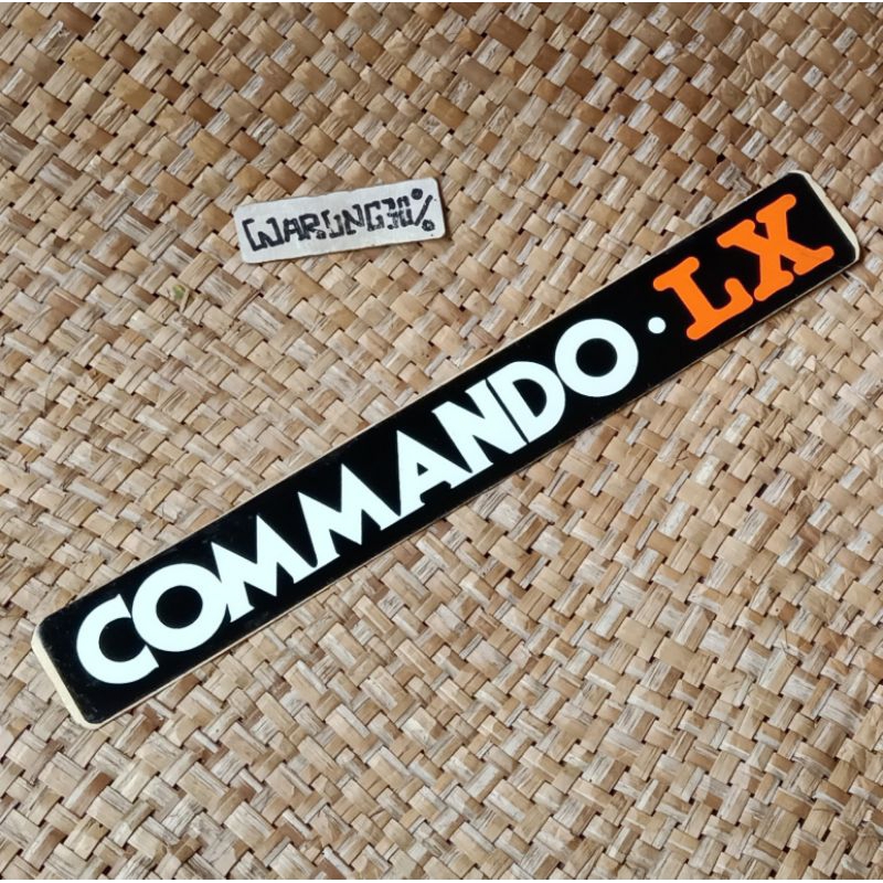 Jual Sticker commando LX Toyota kijang super - grand original Nos ...