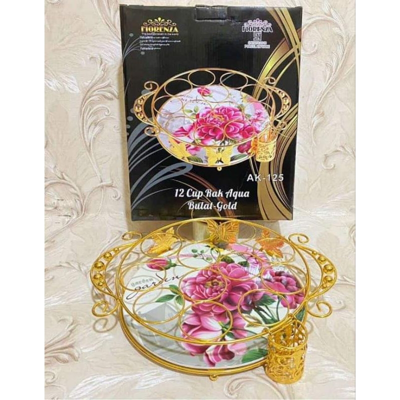 Jual Rak Aqua Fiorenza Flowers Gold Shopee Indonesia 9604