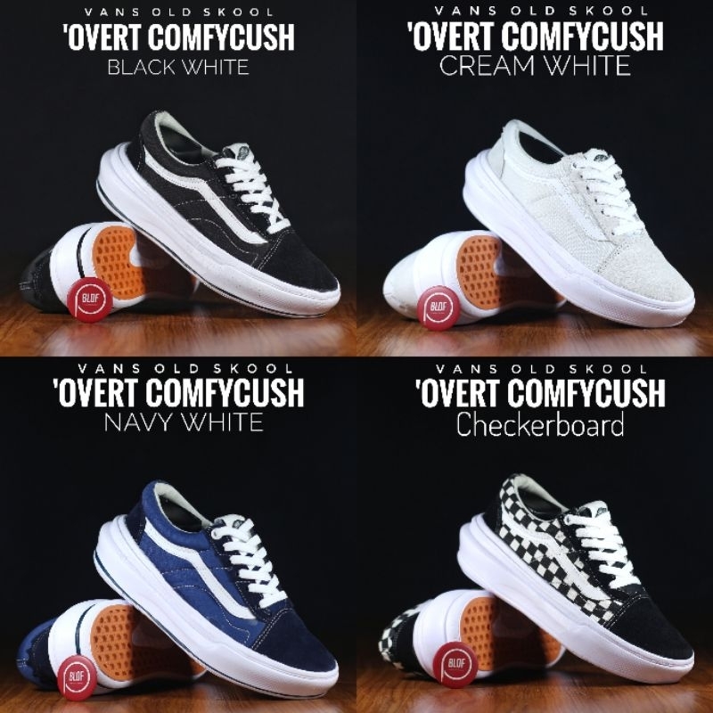 Vans Old Skool Overt ComfyCush Premium Import Vietnam BISA COD SELURUH INDONESIA