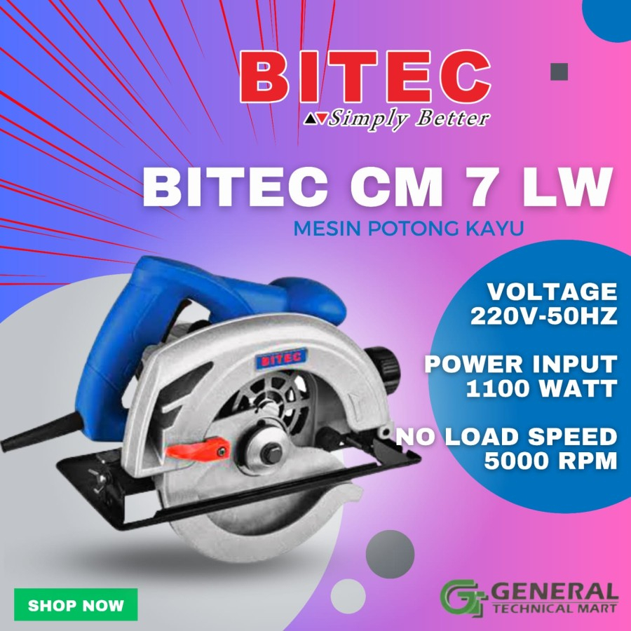 Jual Mesin Potong Kayu Bitec Cm Lw Heavy Duty Cm Lw Shopee Indonesia