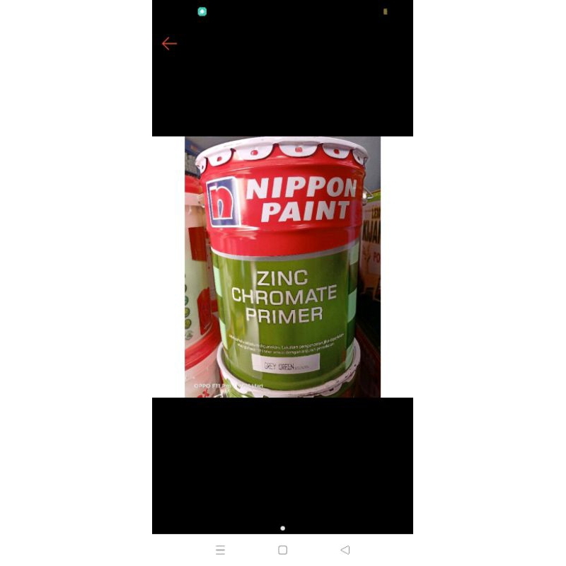 Jual Zinc Chromate Primer Grey Green 20kg/Kurir Expedisi/Wajib Packing