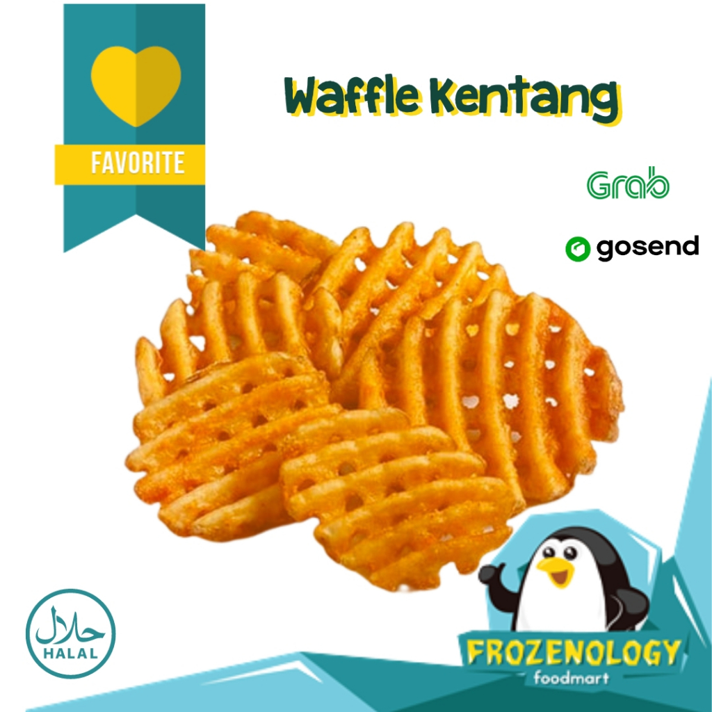 Jual Kentang Goreng Waffle Mccain Criss Cut Seasoned Kentang Waffle Gr Frozen Shopee