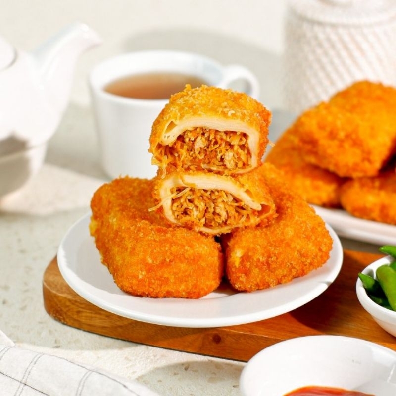 Jual Risoles Frozen Ibay Isi 6 Rasa Ayam Pedas | Camilan Beku Enak Siap ...