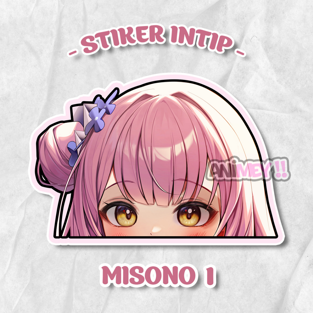Jual Stiker Intip Misono Mika / Sticker Anime Waterproof | Shopee Indonesia