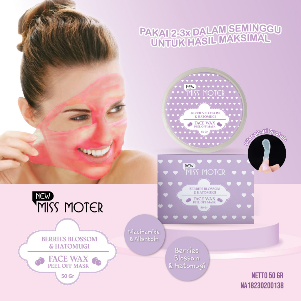 Jual SYB NEW MISS MOTER BERRIES BLOSSOM AND HATOMUGI FACE WAX ( FACE