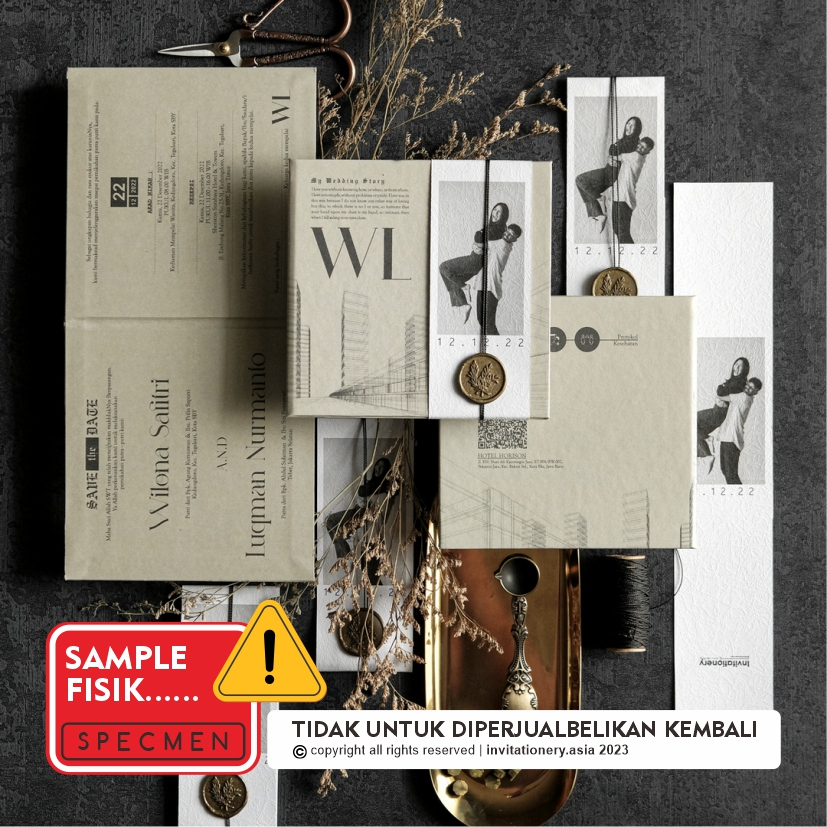 Jual undangan pernikahan hard cover (sample) H.12.3 | Shopee Indonesia
