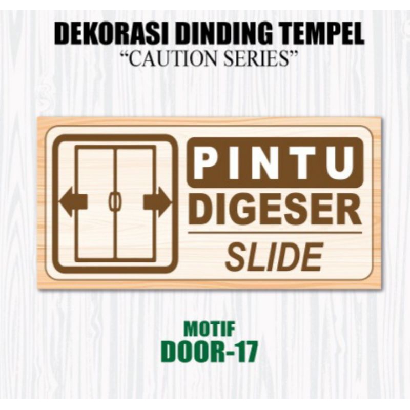 Jual Dekorasi Dinding Tempel Tulisan Ketuk Pintu Sebelum Masuk Sebelum Poster Kayu Hiasan