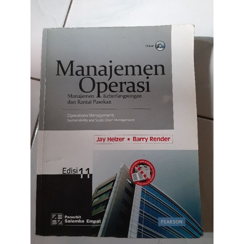 Jual Manajemen operasi Jay Heizer ori preloved/bekas | Shopee Indonesia