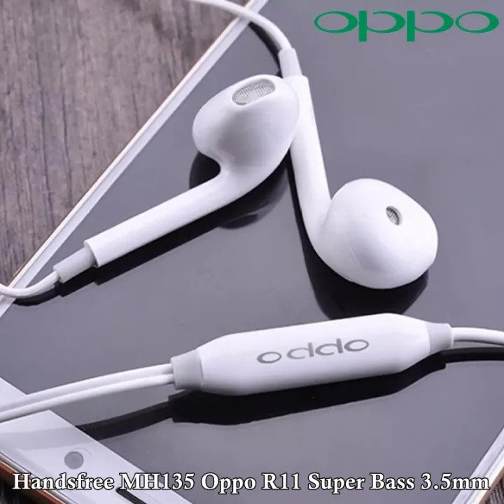 Jual Headset Oppo R11 Earphone Original copotan A9 2020 / A5S / A3S ...