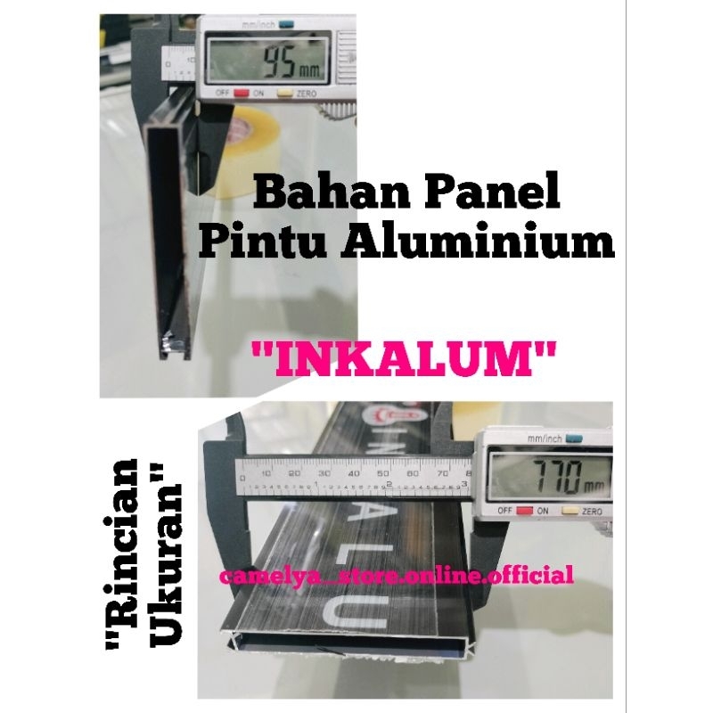 Jual Bahan Panel Pintu Aluminium