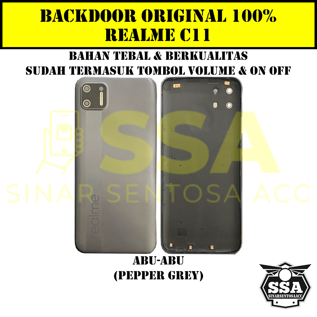 Jual Backdoor Original 100% Realme C11 Tutup Baterai Tutup Belakang ...