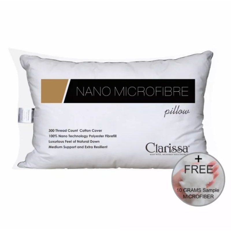 Jual Bantal Nano Microfiber BASIC (Bulu Angsa Sintetis) uk. 50x70 cm ...