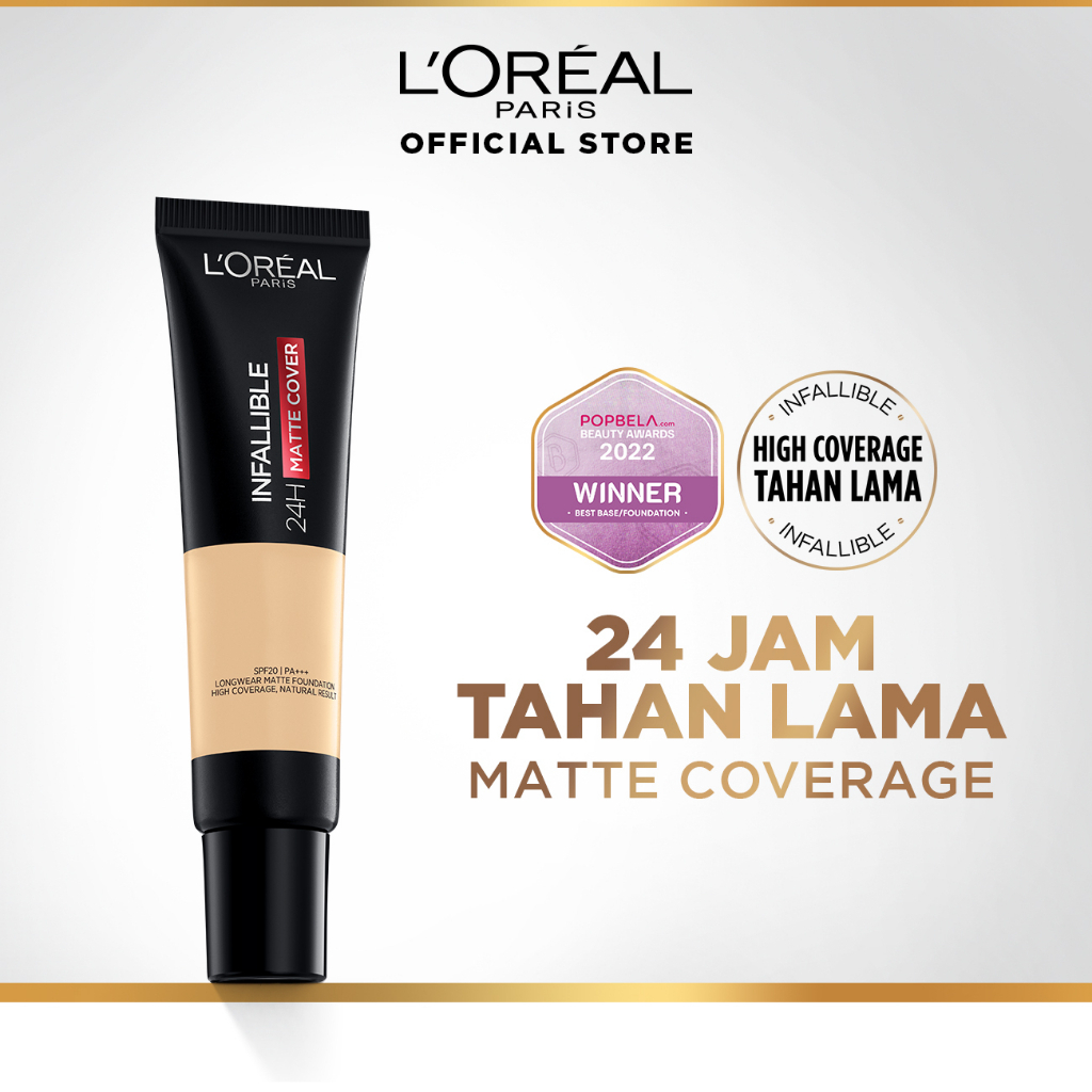 Jual Loreal Paris Infallible 24h Matte Cover Foundation Shopee Indonesia 0881