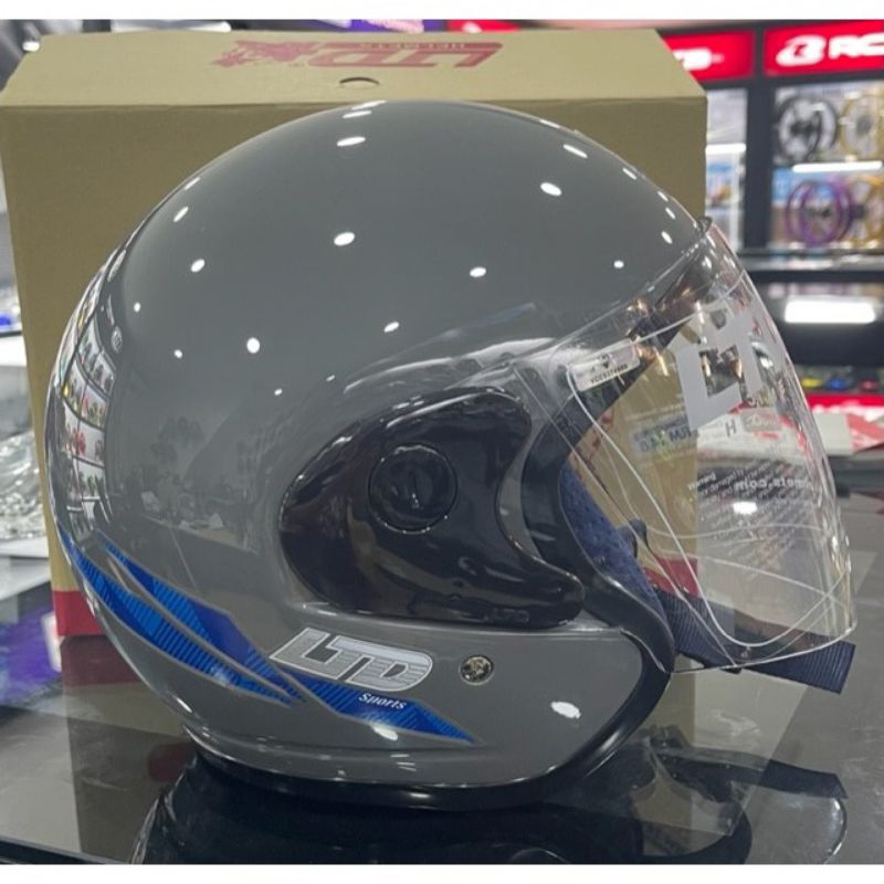 Jual LTD HELMET V2 NEW SPEC LTD SPORT SGV NANO GREY BIRU MERAH SILVER 