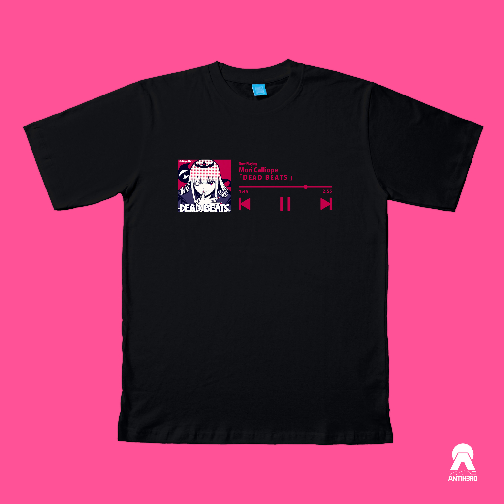 Jual TShirt DEAD BEATS Mori Calliope Hololive EN English Holo Music EN ...
