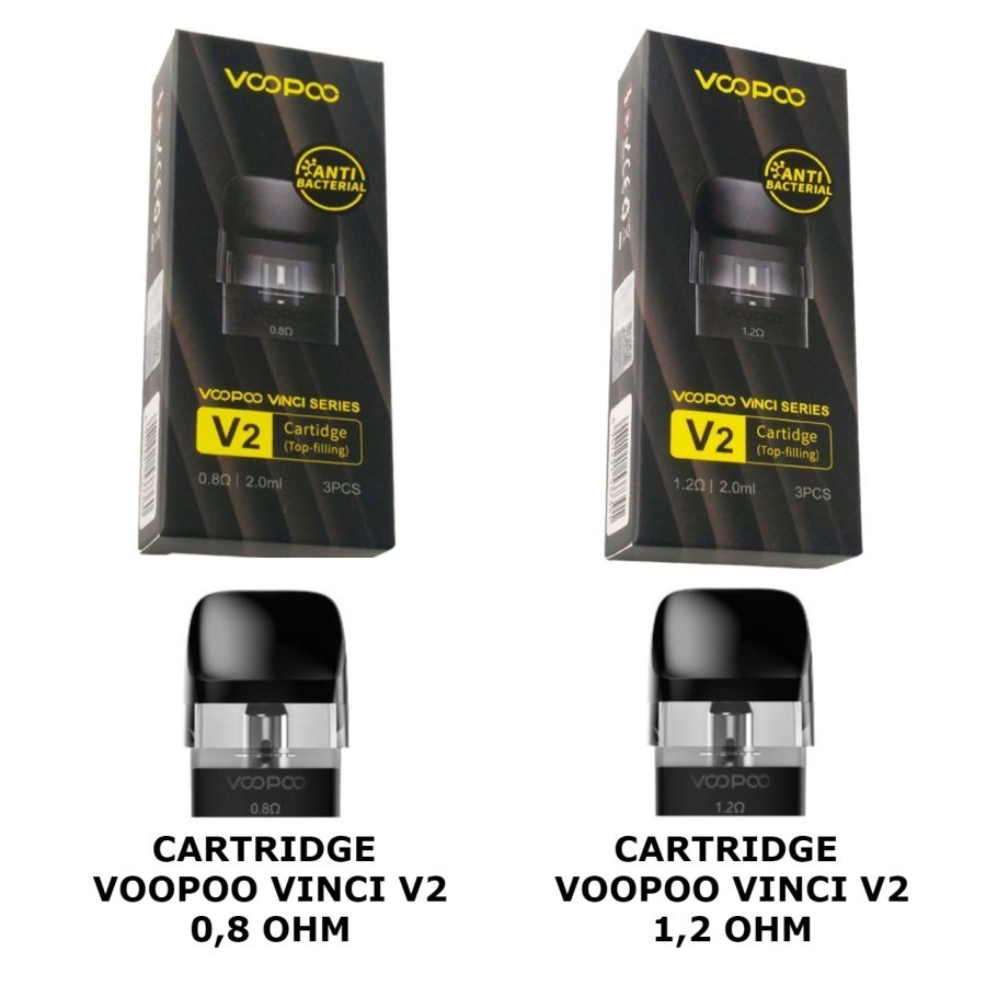 Jual CARTRIDGE VINCI POD SERIES V2 2.0ML AUTHENTIC BY VOOPOO ISI 3 PCS