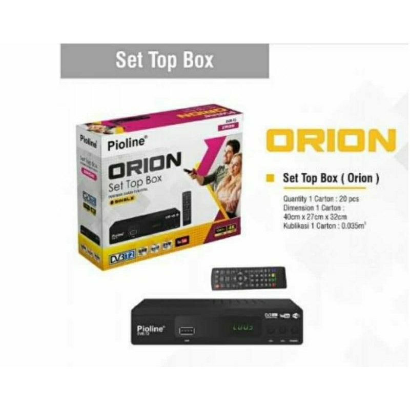 Jual Set Top Box Tv Digital Pioline Orion Stb Shopee Indonesia