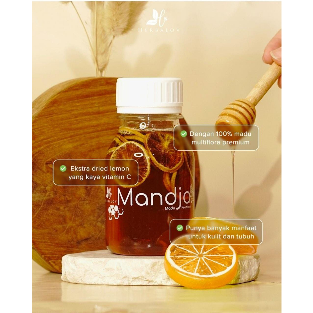 Jual MANDJA Hebalov Madu Multifora Premium with Dried Lemon Asli Diet ...