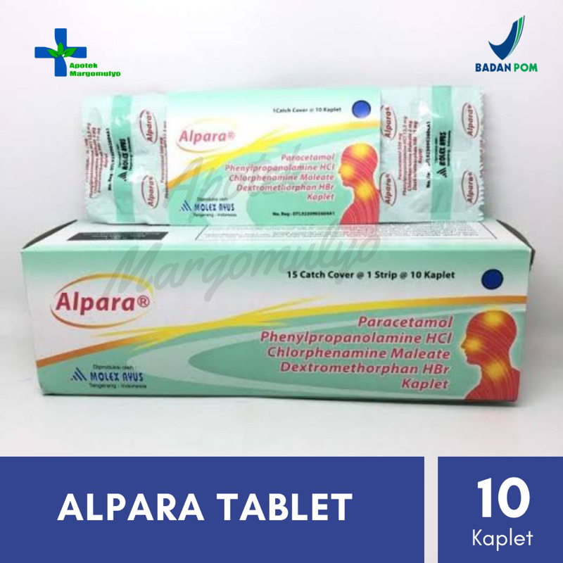 Jual Alpara Tablet 10 Kaplet - Obat Demam, Batuk dan Pilek | Shopee