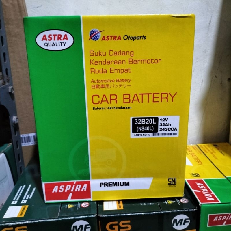Jual Aki Mobil Ertiga, Grand Livina, Sirion, Xpander 32B20L/NS40L