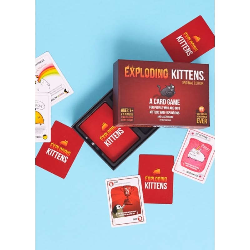 Jual exploding kittens - cards game - board game | Shopee Indonesia