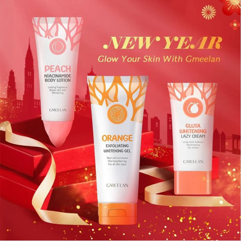 Jual gmeelan gluta whitening lazy cream orange exfoliating whitening gel Shopee Indonesia