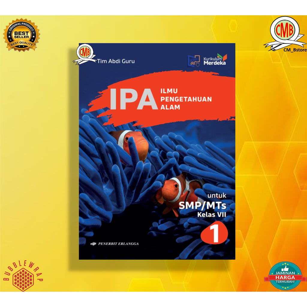 Jual Buku Ipa Kelas 7 Kurikulum Merdeka Revisi Erlangga Original Shopee Indonesia 8970