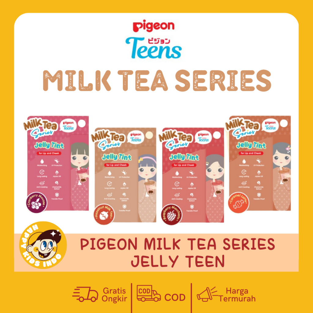 Jual PIGEON TEENS JELLY TINT LIP TINT LIP AND CHECK PELEMBAN