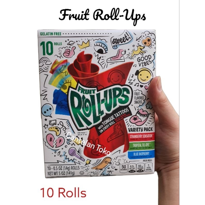 Jual Fruit Roll Ups Variety Pack Permen Aneka Rasa Shopee Indonesia