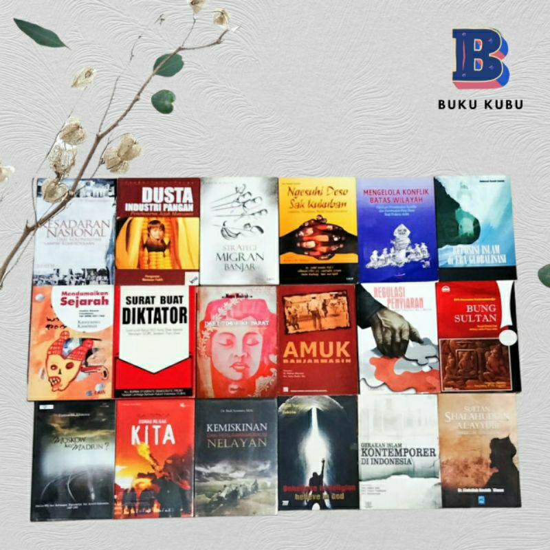 Jual BUKU SEJARAH / SEJARAH INDONESIA / MEMOAR / SASTRA / ORIGINAL ...