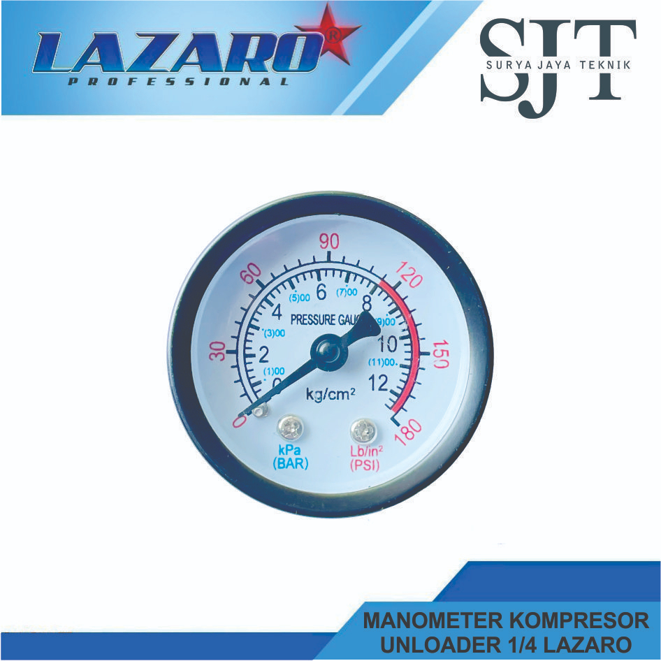 Jual Manometer Kompresor Unloader 1/4 LAZARO Shopee Indonesia