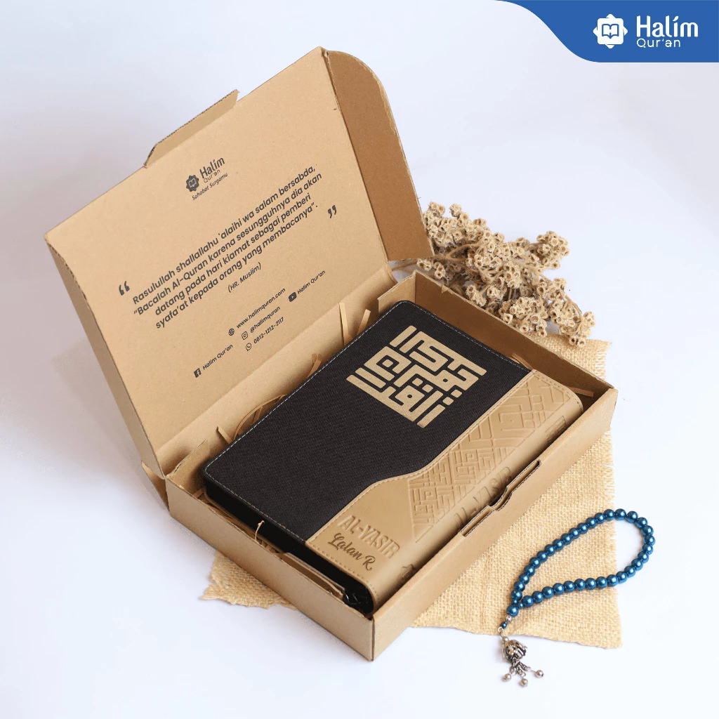 Bundling quran hafalan dan terjemah al yasir paket bundling free custom nama