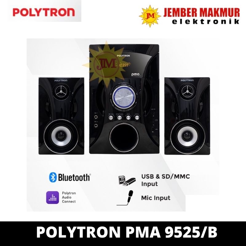 Jual Polytron Multimedia Pma 9525 Bluetooth Speaker Subwoofer Aktif