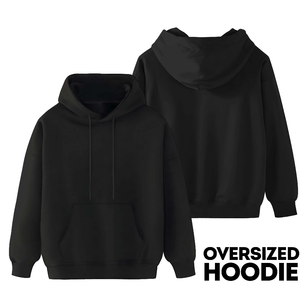 Jual Oversized Hoodie Jumper Polos Bahan Soft Fleece | Shopee Indonesia