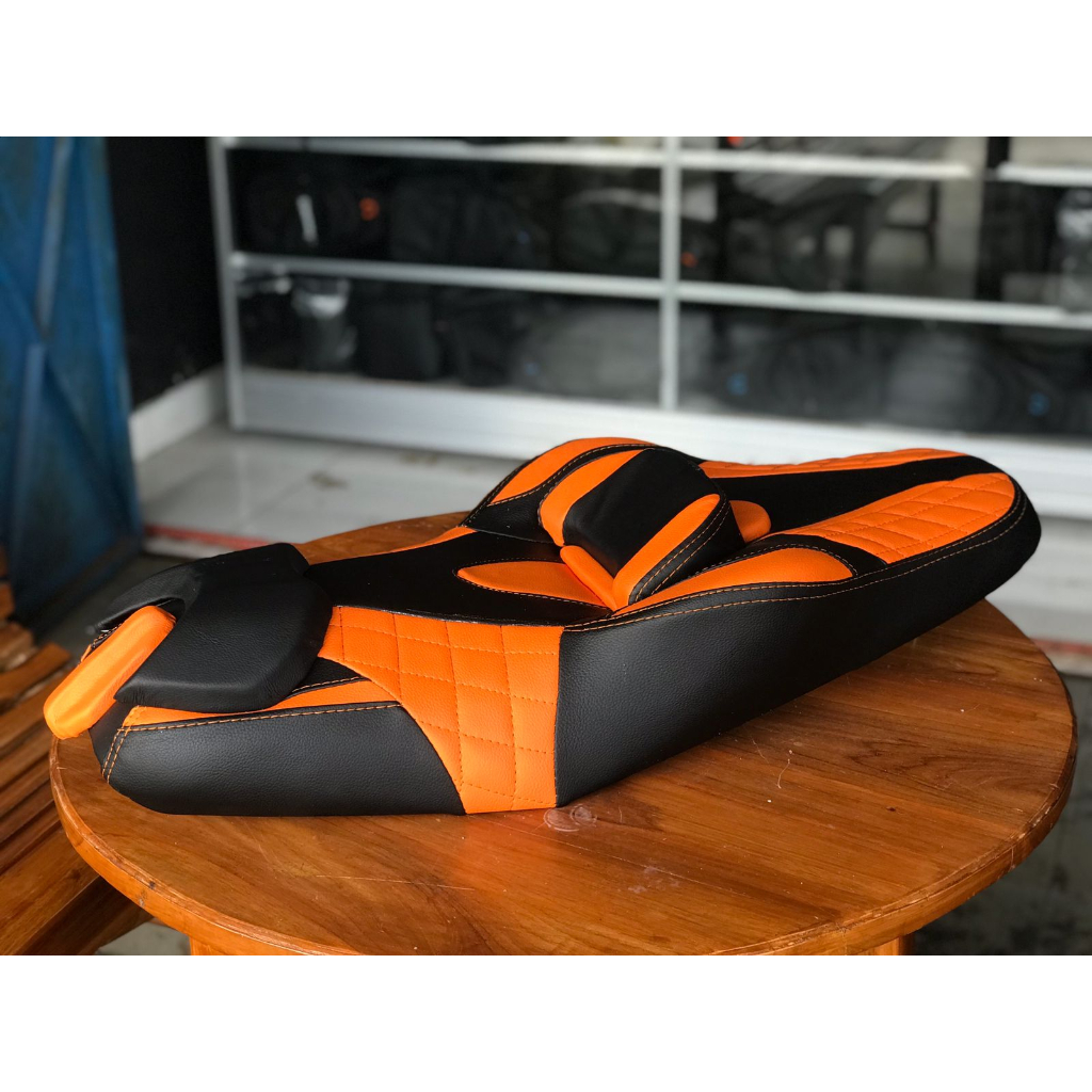 Jual JOK X-RIDE 115 CUSTOM MODEL COBRA KULIT MBTECH / JOK CUSTOM YAMAHA ...