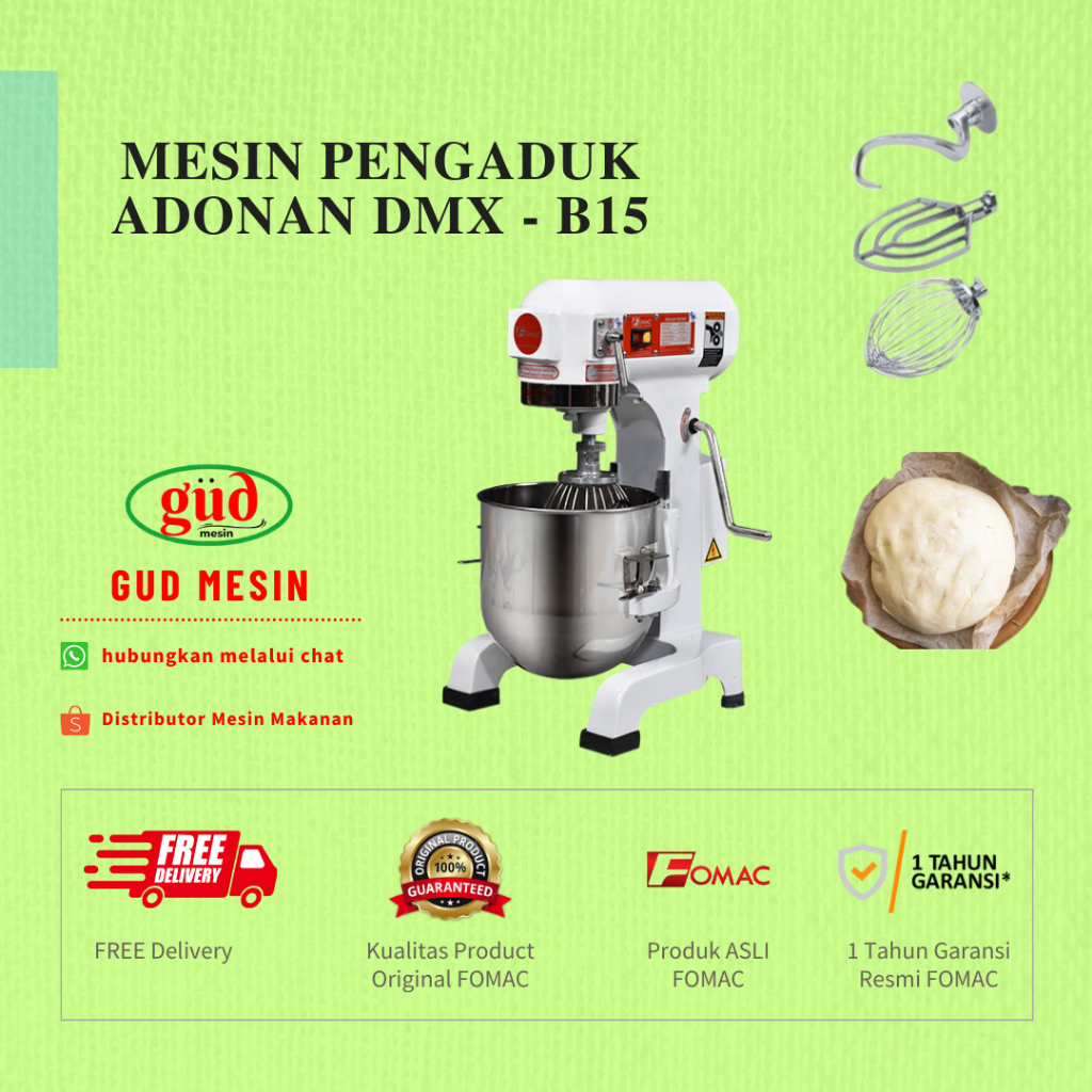 Jual Mesin Pengaduk Adonan Liter Dmx B Fomac Dough Mixer Dmx B Fomac Shopee Indonesia