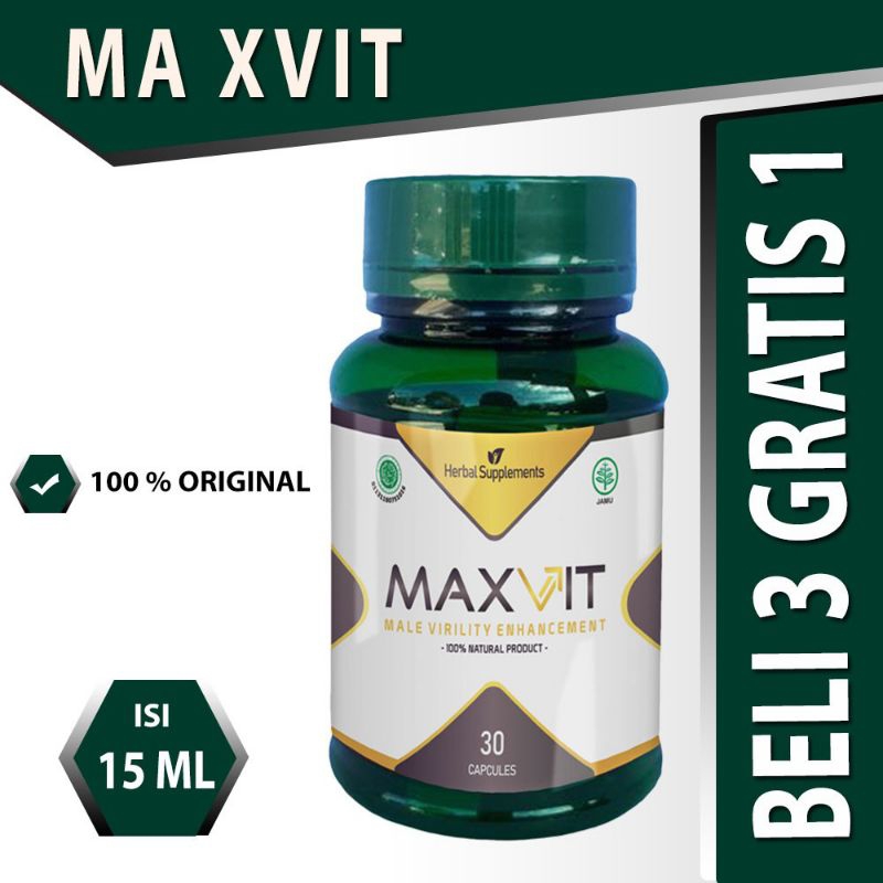 Jual Maxvit Asli 100 Original Bpom Obat Kuat Pembesar Pemanjang Penis