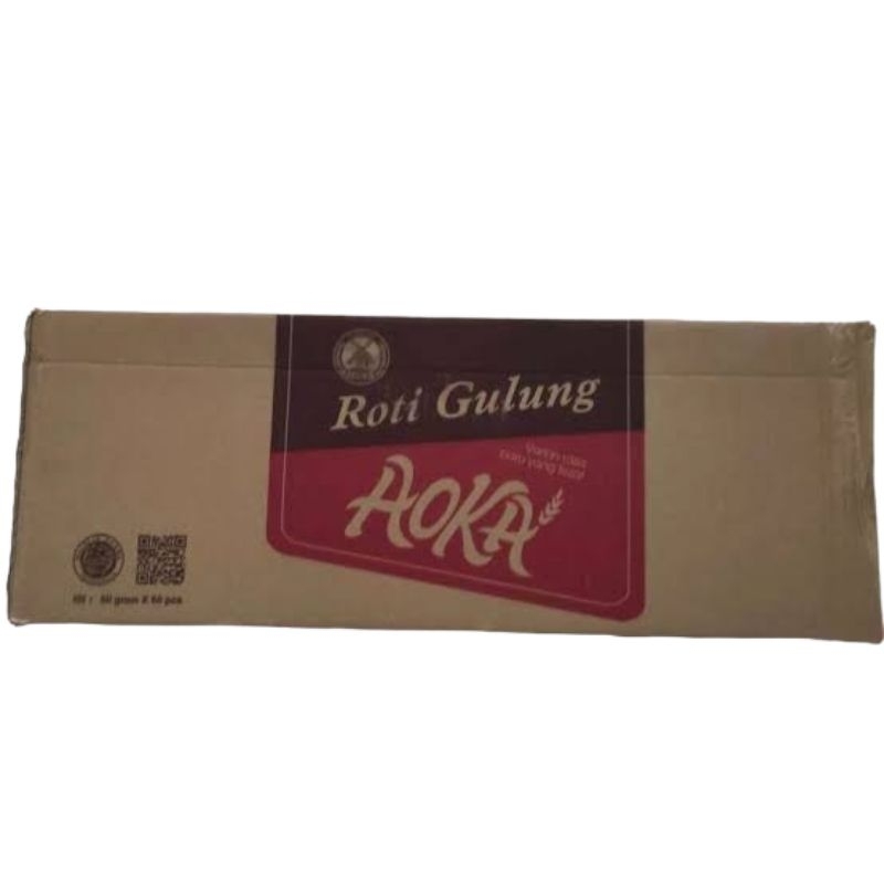 Jual Roti Aoka Gulung karton isi 60 pcs | Shopee Indonesia